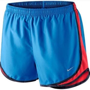 NWT Nike Blue and Red Tempo Dri Fit Running Short
